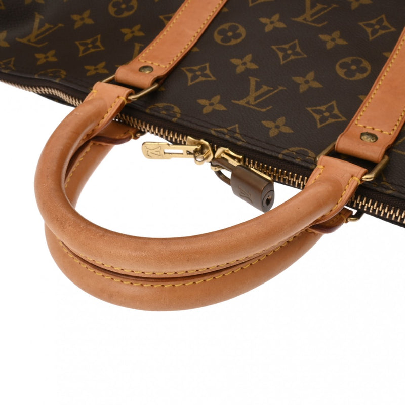 LOUIS VUITTON ルイヴィトン モノグラム キーポル 55 ブラウン M41424 ユニセックス モノグラムキャンバス ボストンバッグ Bランク 中古 銀蔵