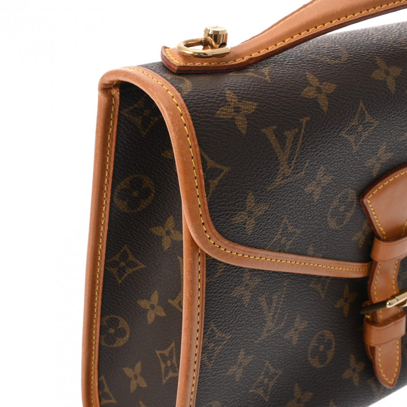 LOUIS VUITTON ルイヴィトン モノグラム ベルエア 2WAY ブラウン M51122 ユニセックス モノグラムキャンバス ハンドバッグ Bランク 中古 銀蔵