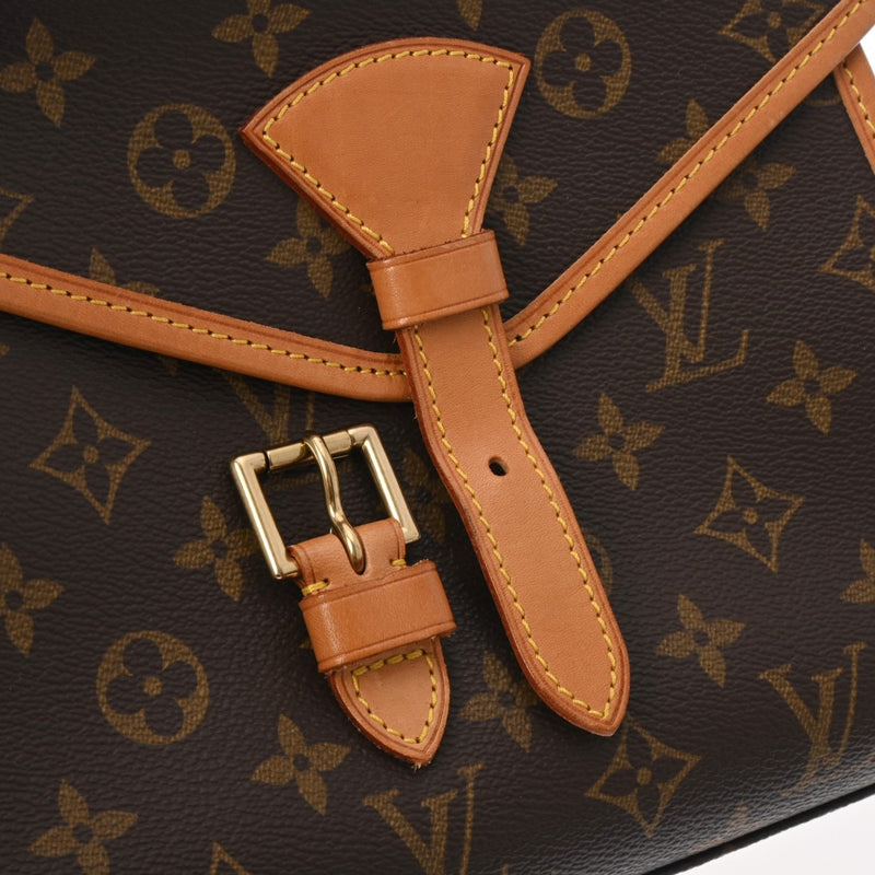 LOUIS VUITTON ルイヴィトン モノグラム ベルエア 2WAY ブラウン M51122 ユニセックス モノグラムキャンバス ハンドバッグ Bランク 中古 銀蔵