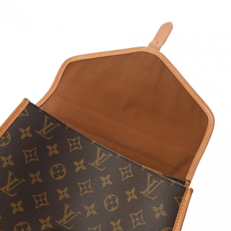 LOUIS VUITTON ルイヴィトン モノグラム ベルエア 2WAY ブラウン M51122 ユニセックス モノグラムキャンバス ハンドバッグ Bランク 中古 銀蔵