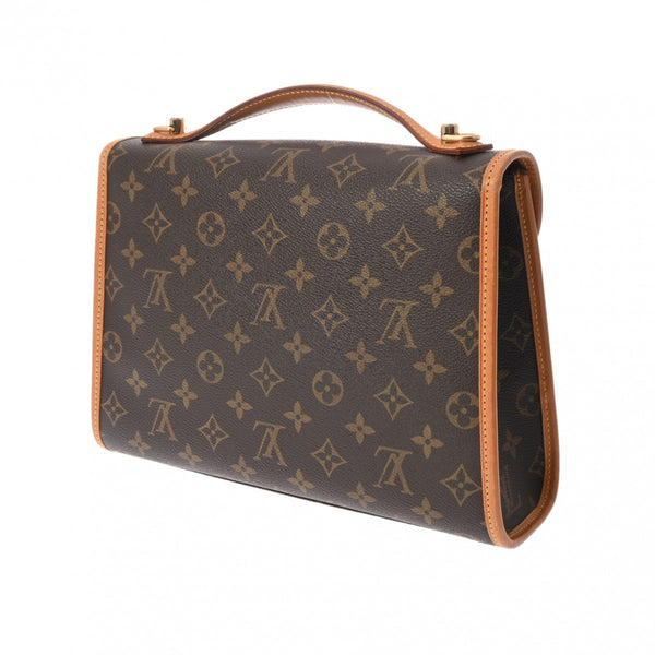 LOUIS VUITTON ルイヴィトン モノグラム ベルエア 2WAY ブラウン M51122 ユニセックス モノグラムキャンバス ハンドバッグ Bランク 中古 銀蔵