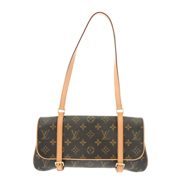 LOUIS VUITTON ルイヴィトン モノグラム マレル ブラウン M51157 レディース モノグラムキャンバス ショルダーバッグ ABランク 中古 銀蔵