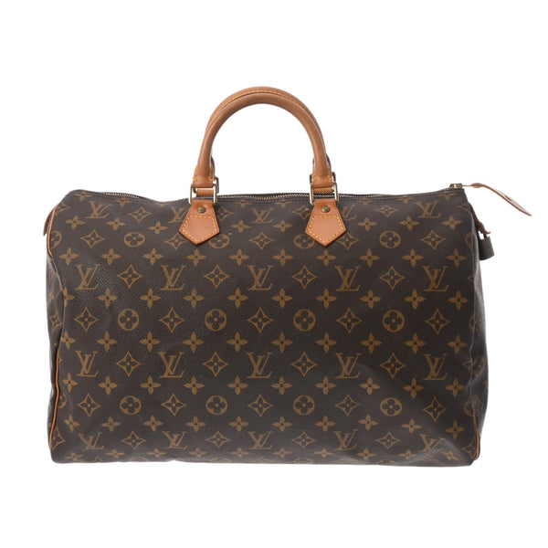 LOUIS VUITTON ルイヴィトン モノグラム スピーディ 40 ブラウン M41522 レディース モノグラムキャンバス ハンドバッグ Bランク 中古 銀蔵