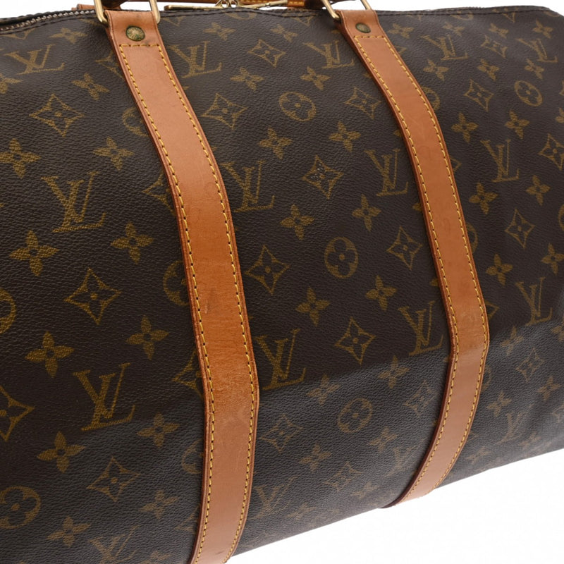 LOUIS VUITTON ルイヴィトン モノグラム キーポル 50 ブラウン M41426 ユニセックス モノグラムキャンバス ボストンバッグ Bランク 中古 銀蔵