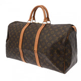 LOUIS VUITTON ルイヴィトン モノグラム キーポル 50 ブラウン M41426 ユニセックス モノグラムキャンバス ボストンバッグ Bランク 中古 銀蔵