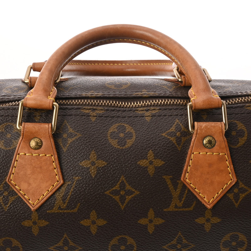 LOUIS VUITTON ルイヴィトン モノグラム スピーディ 30 ブラウン M41526 レディース モノグラムキャンバス ハンドバッグ Bランク 中古 銀蔵