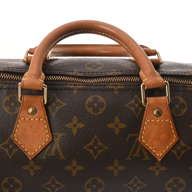 LOUIS VUITTON ルイヴィトン モノグラム スピーディ 30 ブラウン M41526 レディース モノグラムキャンバス ハンドバッグ Bランク 中古 銀蔵