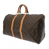 LOUIS VUITTON ルイヴィトン モノグラム キーポル 55 ブラウン M41424 ユニセックス モノグラムキャンバス ボストンバッグ Bランク 中古 銀蔵