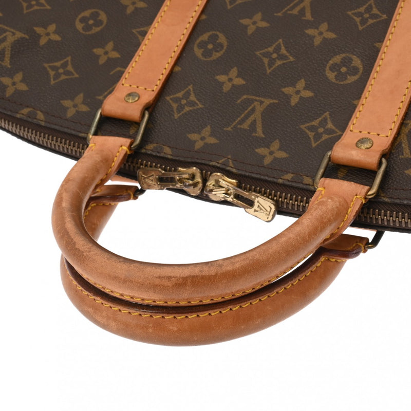 LOUIS VUITTON ルイヴィトン モノグラム キーポル 55 ブラウン M41424 ユニセックス モノグラムキャンバス ボストンバッグ Bランク 中古 銀蔵