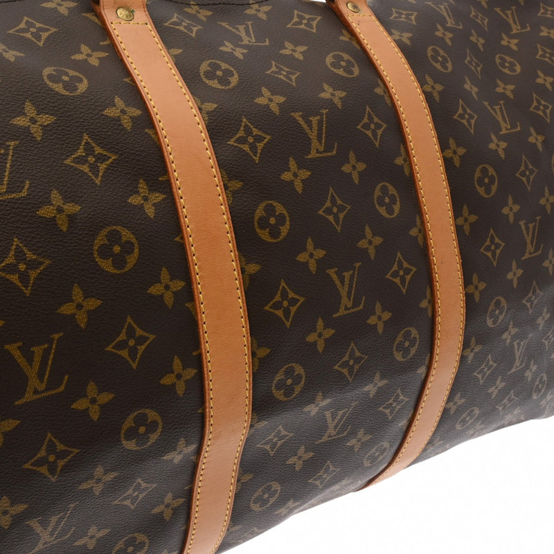 LOUIS VUITTON ルイヴィトン モノグラム キーポル バンドリエール 60 ブラウン M41412 ユニセックス モノグラムキャンバス ボストンバッグ Bランク 中古 銀蔵