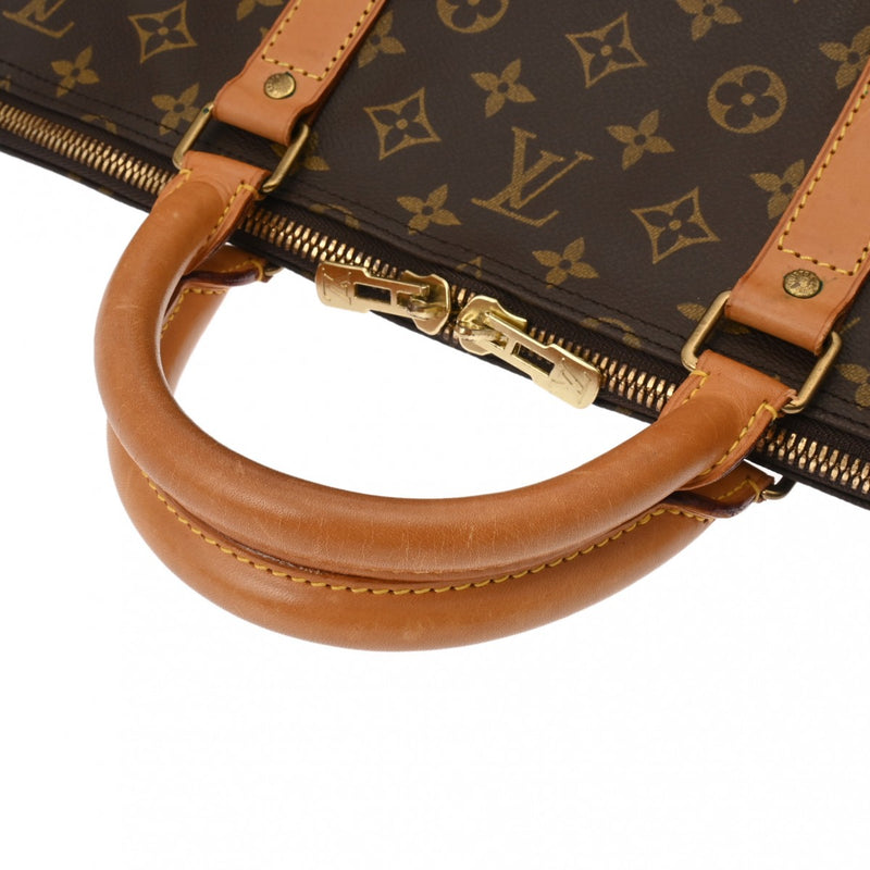 LOUIS VUITTON ルイヴィトン モノグラム キーポル バンドリエール 60 ブラウン M41412 ユニセックス モノグラムキャンバス ボストンバッグ Bランク 中古 銀蔵