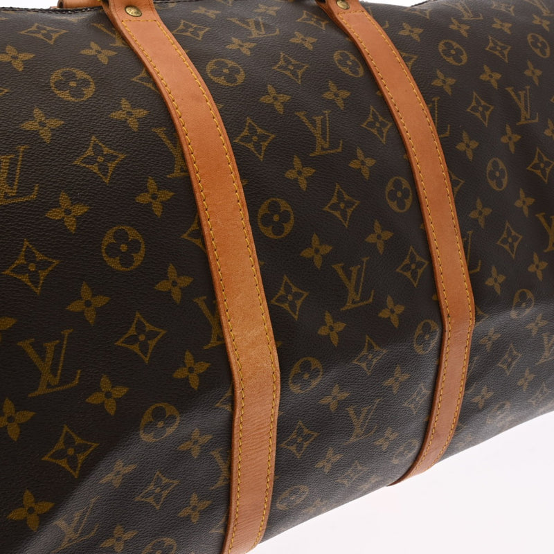 LOUIS VUITTON ルイヴィトン モノグラム キーポル バンドリエール 55 ブラウン M41414 ユニセックス モノグラムキャンバス ボストンバッグ Bランク 中古 銀蔵