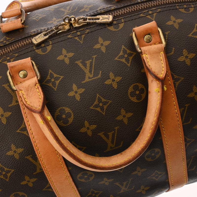 LOUIS VUITTON ルイヴィトン モノグラム キーポル バンドリエール 55 ブラウン M41414 ユニセックス モノグラムキャンバス ボストンバッグ Bランク 中古 銀蔵