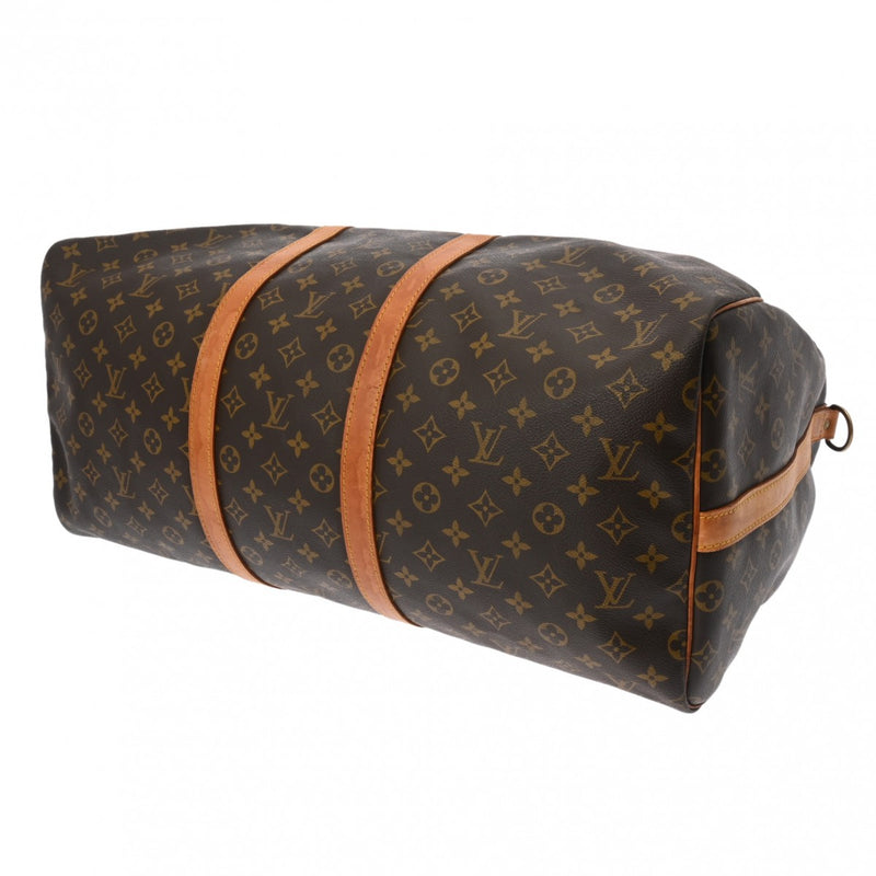 LOUIS VUITTON ルイヴィトン モノグラム キーポル バンドリエール 55 ブラウン M41414 ユニセックス モノグラムキャンバス ボストンバッグ Bランク 中古 銀蔵