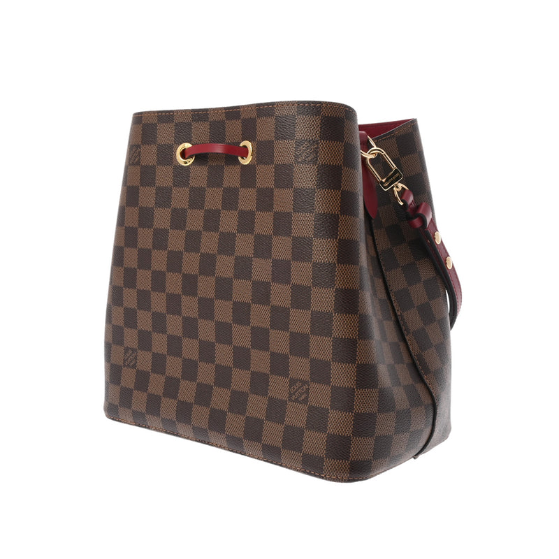 LOUIS VUITTON ルイヴィトン ダミエ ネオノエ チェリーベリー N40214 レディース ダミエキャンバス ショルダーバッグ 新同 中古 銀蔵