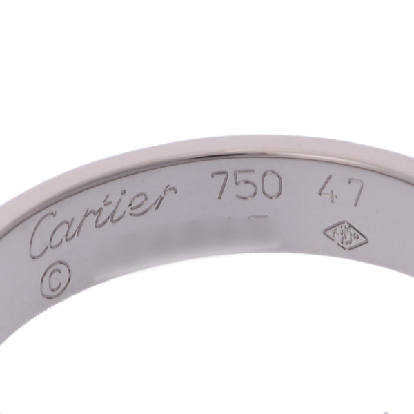 CARTIER カルティエ ミニラブリング #47 7号 レディース K18ホワイトゴールド リング・指輪 Aランク 中古 銀蔵