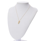 TASAKI タサキ 田崎 / TASAKI コーン ゴールド - レディース K18イエローゴールド YG 樹脂系 ネックレス Aランク 中古 銀蔵