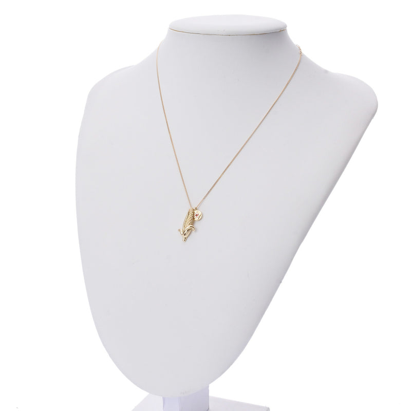 TASAKI タサキ 田崎 / TASAKI コーン ゴールド - レディース K18イエローゴールド YG 樹脂系 ネックレス Aランク 中古 銀蔵