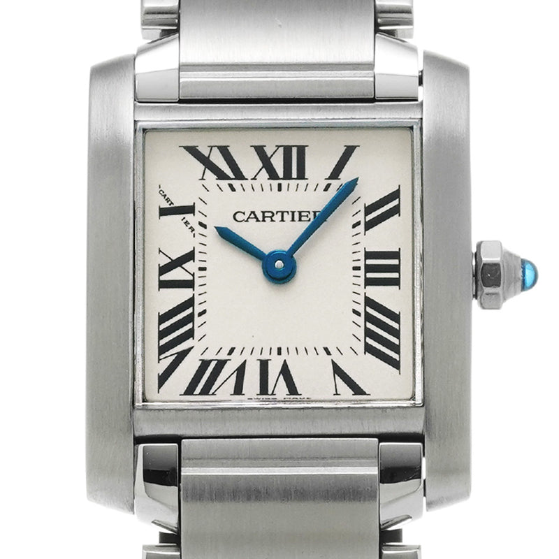 CARTIER カルティエ タンクフランセーズ SM W51008Q3 レディース 腕時計 クォーツ Aランク 中古 銀蔵