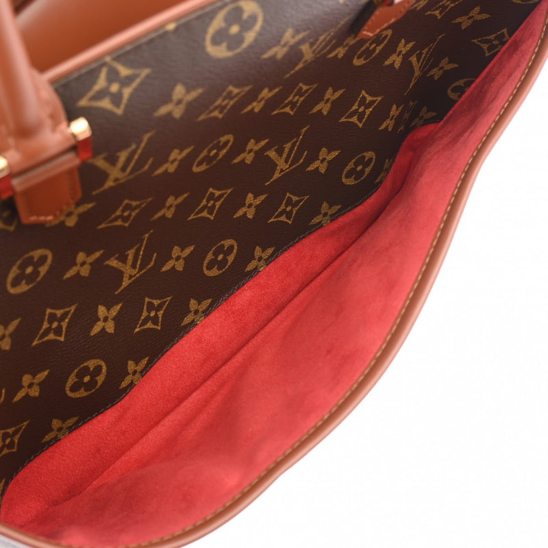 LOUIS VUITTON ルイヴィトン モノグラム サリア オリゾンタル SPオーダー ブラウン レディース モノグラムキャンバス ハンドバッグ Aランク 中古 銀蔵