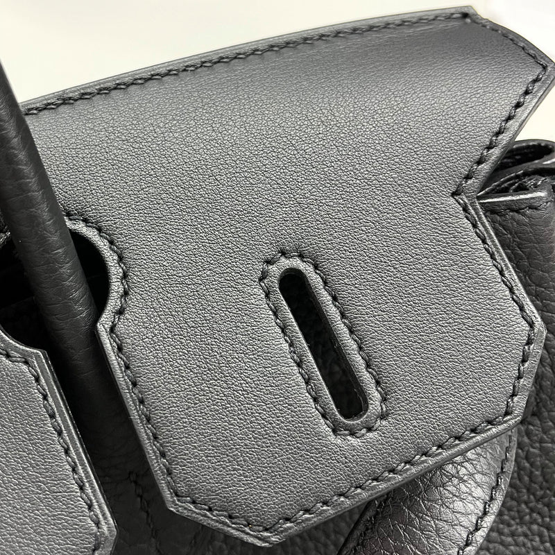 HERMES エルメス バーキン 30 3EN1 ブラック U刻印(2022年頃) レディース トゴ ヴォースイフト トワルアッシュ ハンドバッグ 新同 中古 銀蔵