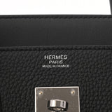 HERMES エルメス バーキン 30 3EN1 ブラック U刻印(2022年頃) レディース トゴ ヴォースイフト トワルアッシュ ハンドバッグ 新同 中古 銀蔵