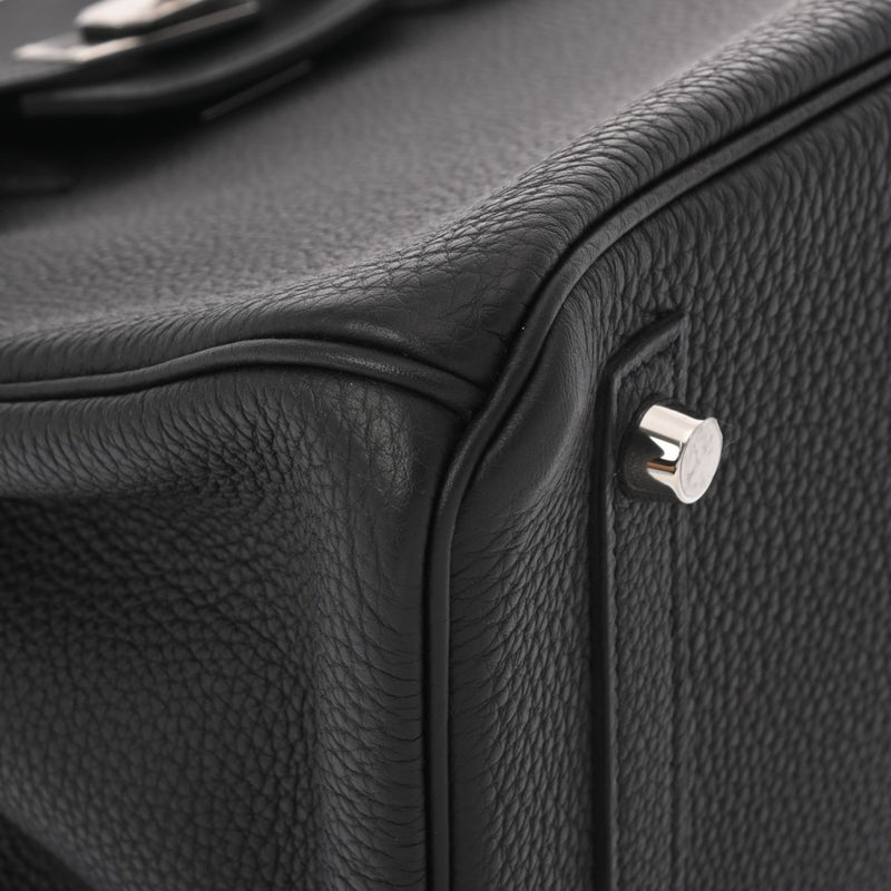HERMES エルメス バーキン 30 3EN1 ブラック U刻印(2022年頃) レディース トゴ ヴォースイフト トワルアッシュ ハンドバッグ 新同 中古 銀蔵