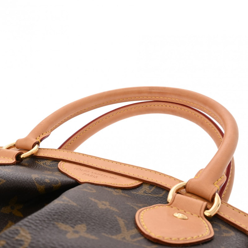 LOUIS VUITTON ルイヴィトン モノグラム ティヴォリ PM ブラウン M40143 レディース モノグラムキャンバス ハンドバッグ ABランク 中古 銀蔵