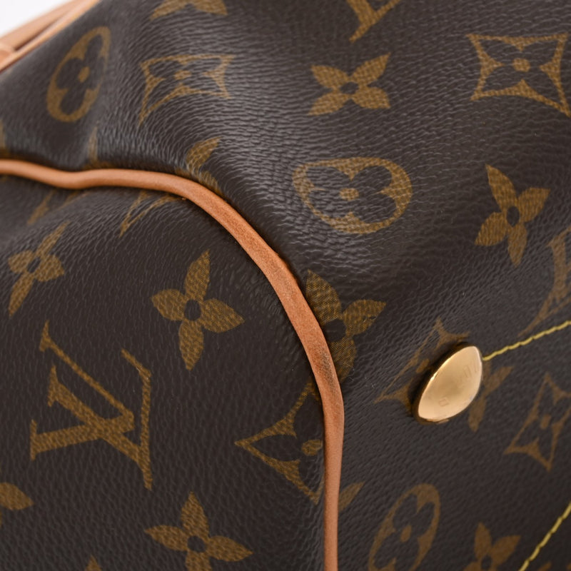 LOUIS VUITTON ルイヴィトン モノグラム ティヴォリ PM ブラウン M40143 レディース モノグラムキャンバス ハンドバッグ ABランク 中古 銀蔵