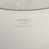 HERMES エルメス インザループ 18 ニューホワイト - B刻印(2023年頃) レディース トリヨンクレマンス/ヴォースイフト ハンドバッグ Aランク 中古 銀蔵