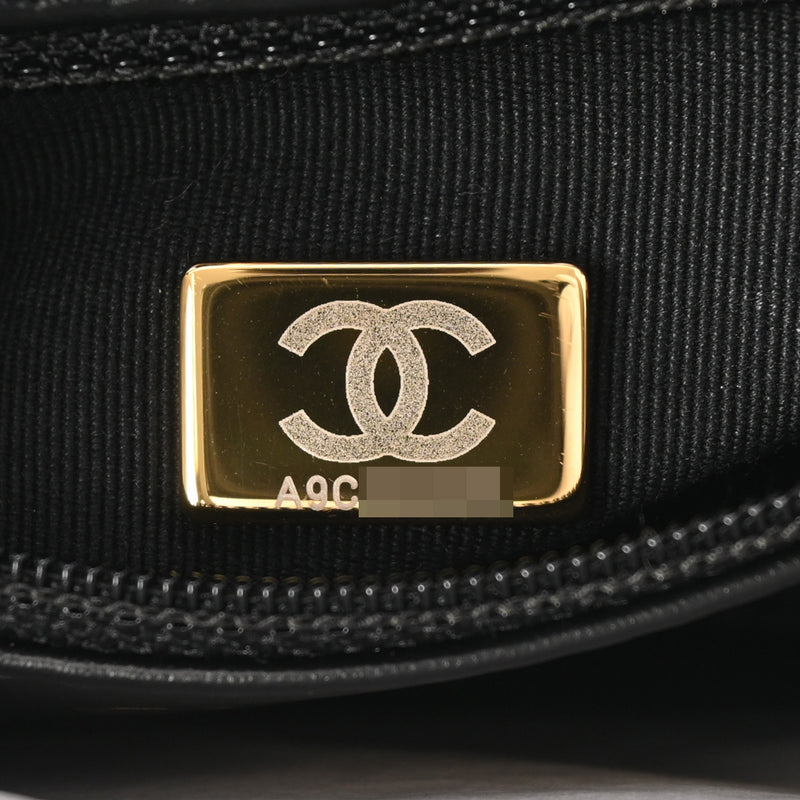 CHANEL シャネル マトラッセ ミニショッピングバッグ ブラック AS4416 レディース レザー ハンドバッグ 未使用 銀蔵