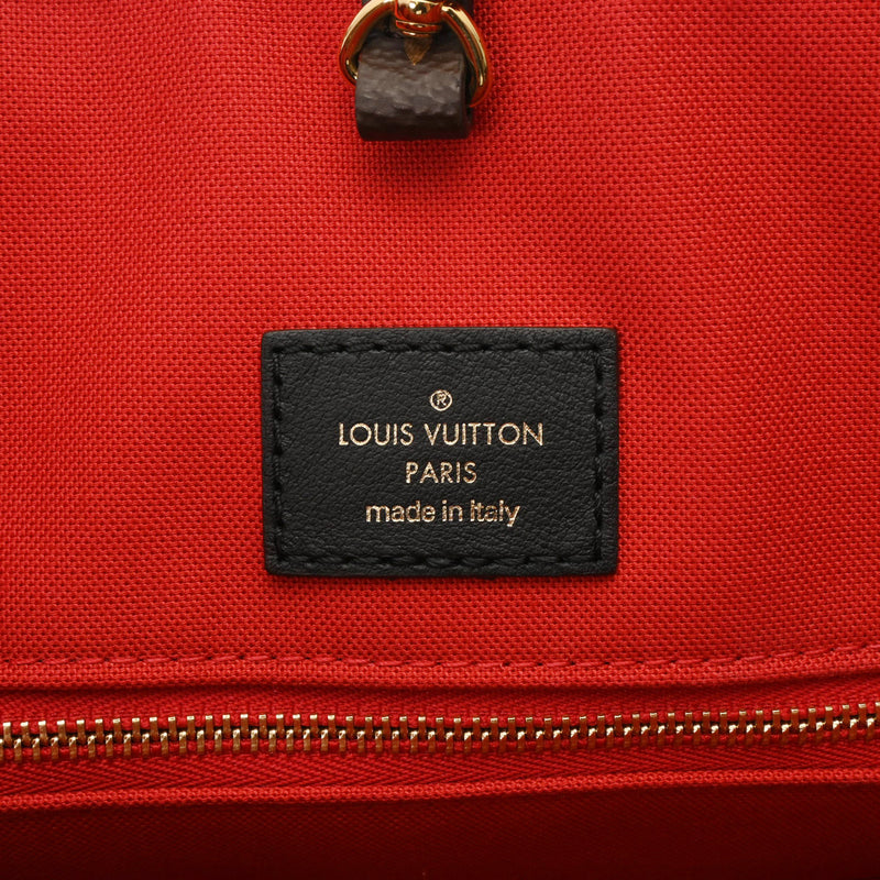 LOUIS VUITTON ルイヴィトン モノグラムジャイアント オンザゴー GM 旧型 2WAYトート ブラウン M44576 ユニセックス モノグラムキャンバス ハンドバッグ ABランク 中古 銀蔵