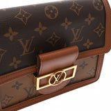 LOUIS VUITTON ルイヴィトン モノグラムリバース ドーフィーヌ MINI 旧型 ブラウン M44580 レディース モノグラムキャンバス ショルダーバッグ ABランク 中古 銀蔵