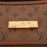 LOUIS VUITTON ルイヴィトン モノグラムリバース ドーフィーヌ MINI 旧型 ブラウン M44580 レディース モノグラムキャンバス ショルダーバッグ ABランク 中古 銀蔵