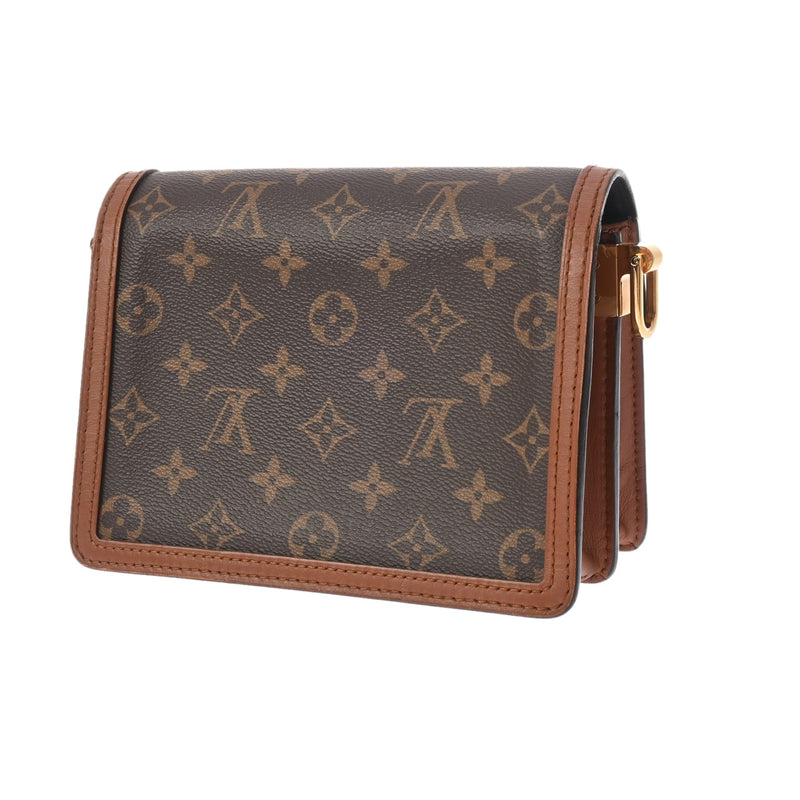 LOUIS VUITTON ルイヴィトン モノグラムリバース ドーフィーヌ MINI 旧型 ブラウン M44580 レディース モノグラムキャンバス ショルダーバッグ ABランク 中古 銀蔵