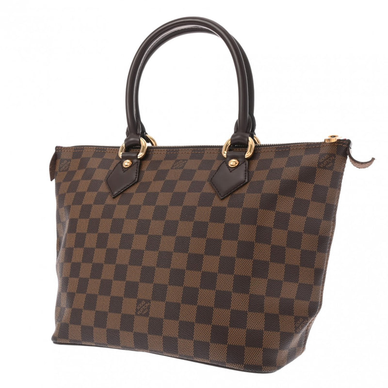 LOUIS VUITTON ルイヴィトン ダミエ サレヤ PM ブラウン N51183 レディース ダミエキャンバス ハンドバッグ Aランク 中古 銀蔵