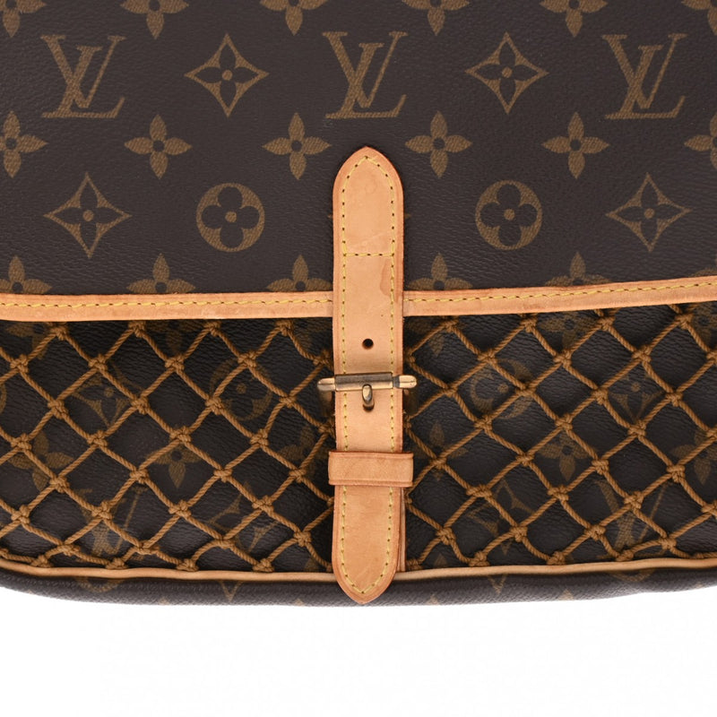 LOUIS VUITTON ルイヴィトン モノグラム コンゴ PM ブラウン M40117 ユニセックス モノグラムキャンバス ショルダーバッグ Bランク 中古 銀蔵