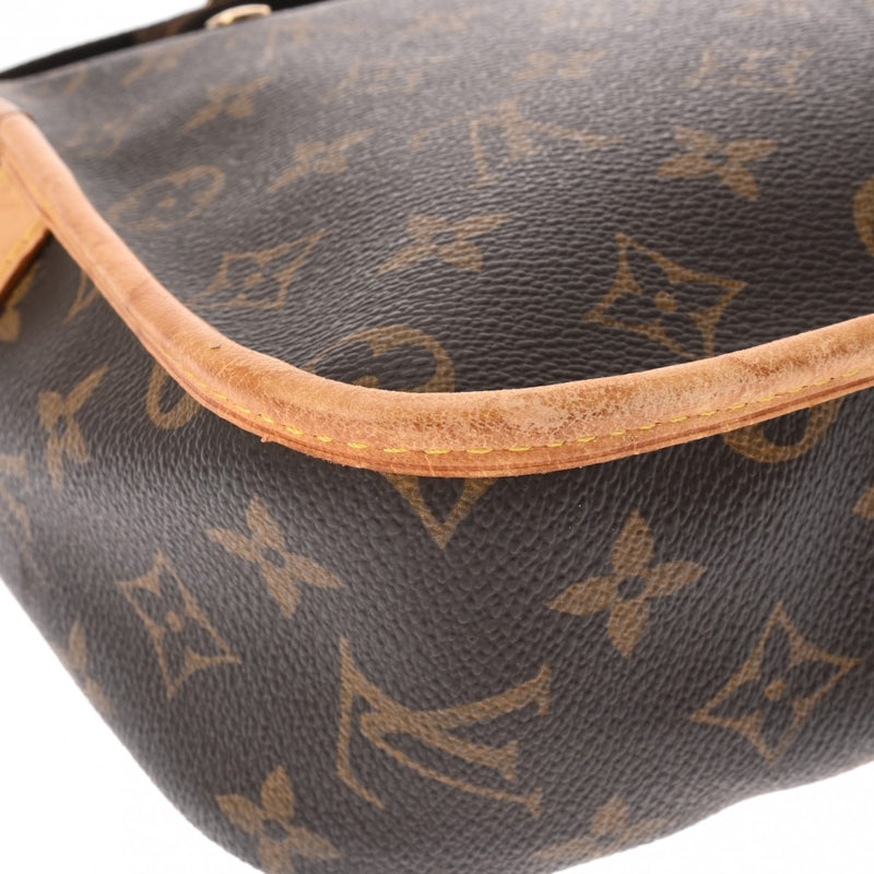 LOUIS VUITTON ルイヴィトン モノグラム コンゴ PM ブラウン M40117 ユニセックス モノグラムキャンバス ショルダーバッグ Bランク 中古 銀蔵