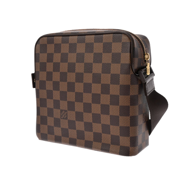 LOUIS VUITTON ルイヴィトン ダミエ オラフ PM ブラウン N41442 ユニセックス ダミエキャンバス ショルダーバッグ Aランク 中古 銀蔵