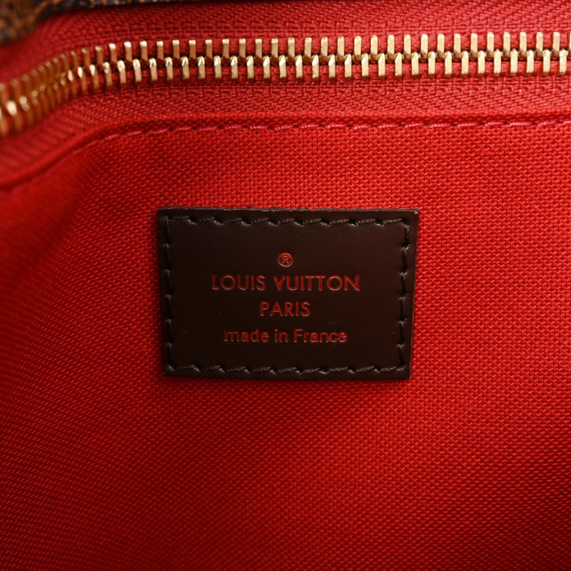 LOUIS VUITTON ルイヴィトン ダミエ カバ ローズベリー ブラウン N41177 レディース ダミエキャンバス 2WAYバッグ Aランク 中古 銀蔵