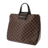 LOUIS VUITTON ルイヴィトン ダミエ カバ ローズベリー ブラウン N41177 レディース ダミエキャンバス 2WAYバッグ Aランク 中古 銀蔵