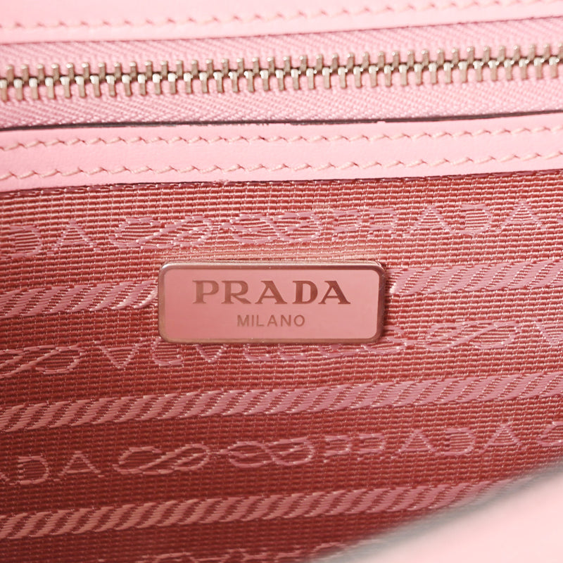 PRADA プラダ チェーンショルダーバッグ ピンク 1BD034 レディース レザー ショルダーバッグ Bランク 中古 銀蔵