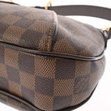 LOUIS VUITTON ルイヴィトン ダミエ テムズ PM ブラウン N48180 レディース ダミエキャンバス セミショルダーバッグ Aランク 中古 銀蔵