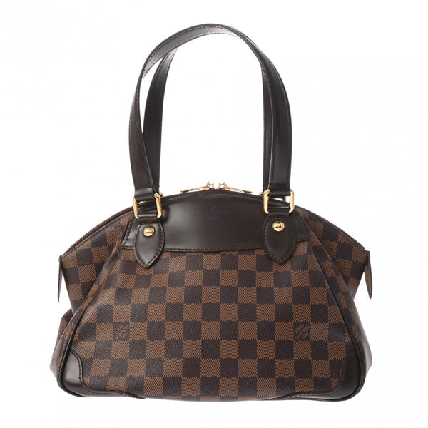 LOUIS VUITTON ルイヴィトン ダミエ ヴェローナ PM ブラウン N41117 レディース ダミエキャンバス ハンドバッグ ABランク 中古 銀蔵