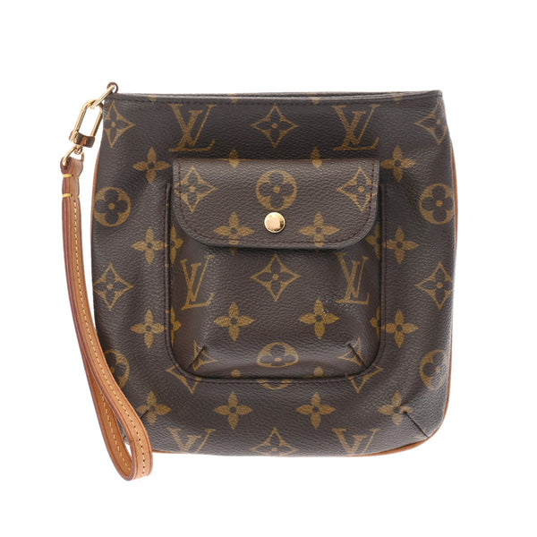 LOUIS VUITTON ルイヴィトン モノグラム パルティシオン ブラウン M51901 レディース モノグラムキャンバス ポーチ Bランク 中古 銀蔵