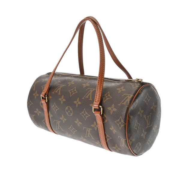 LOUIS VUITTON ルイヴィトン モノグラム パピヨン PM 旧型 ブラウン M51366 レディース モノグラムキャンバス ハンドバッグ Bランク 中古 銀蔵