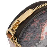 LOUIS VUITTON ルイヴィトン モノグラム キャットグラム マイクロボワットシャボー ブラウン M63886 レディース モノグラムキャンバス コインケース Aランク 中古 銀蔵