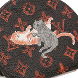 LOUIS VUITTON ルイヴィトン モノグラム キャットグラム マイクロボワットシャボー ブラウン M63886 レディース モノグラムキャンバス コインケース Aランク 中古 銀蔵