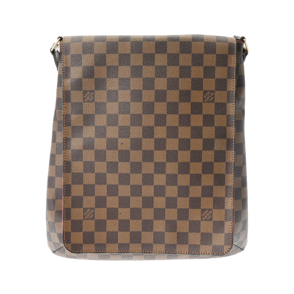 LOUIS VUITTON ルイヴィトン ダミエ ミュゼット ブラウン N51302 レディース ダミエキャンバス ショルダーバッグ Bランク 中古 銀蔵