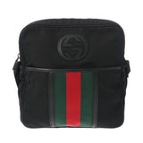 GUCCI グッチ シェリーライン ブラック 181061 ユニセックス ナイロン ショルダーバッグ ABランク 中古 銀蔵